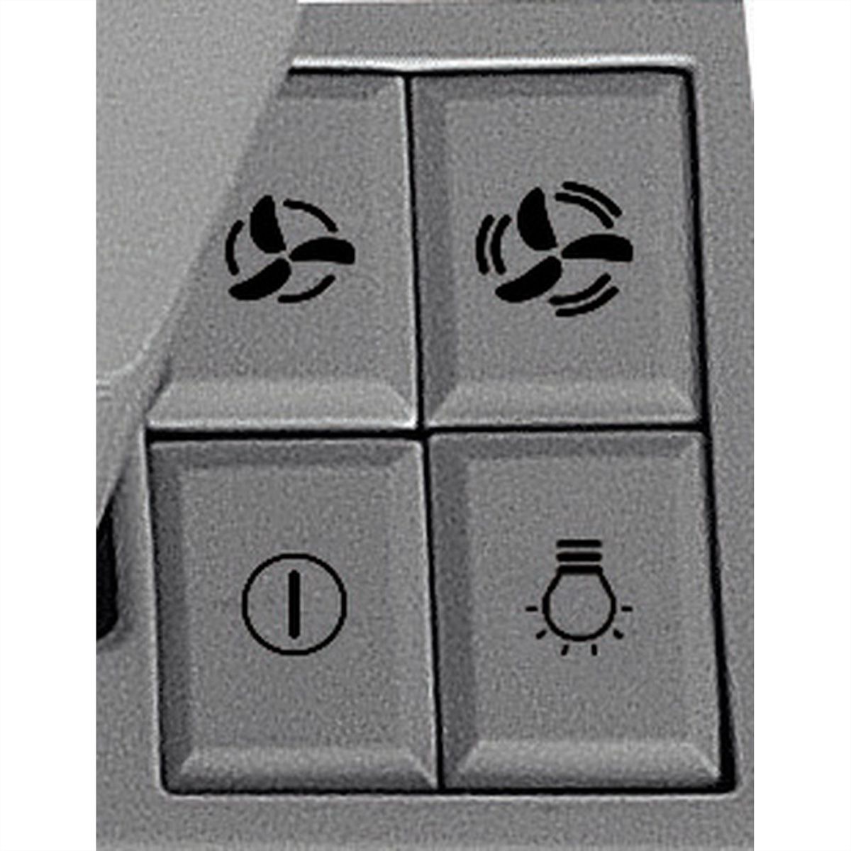 Bauknecht Flachschirmhaube DBAH65LMX, 60cm, A, Inox