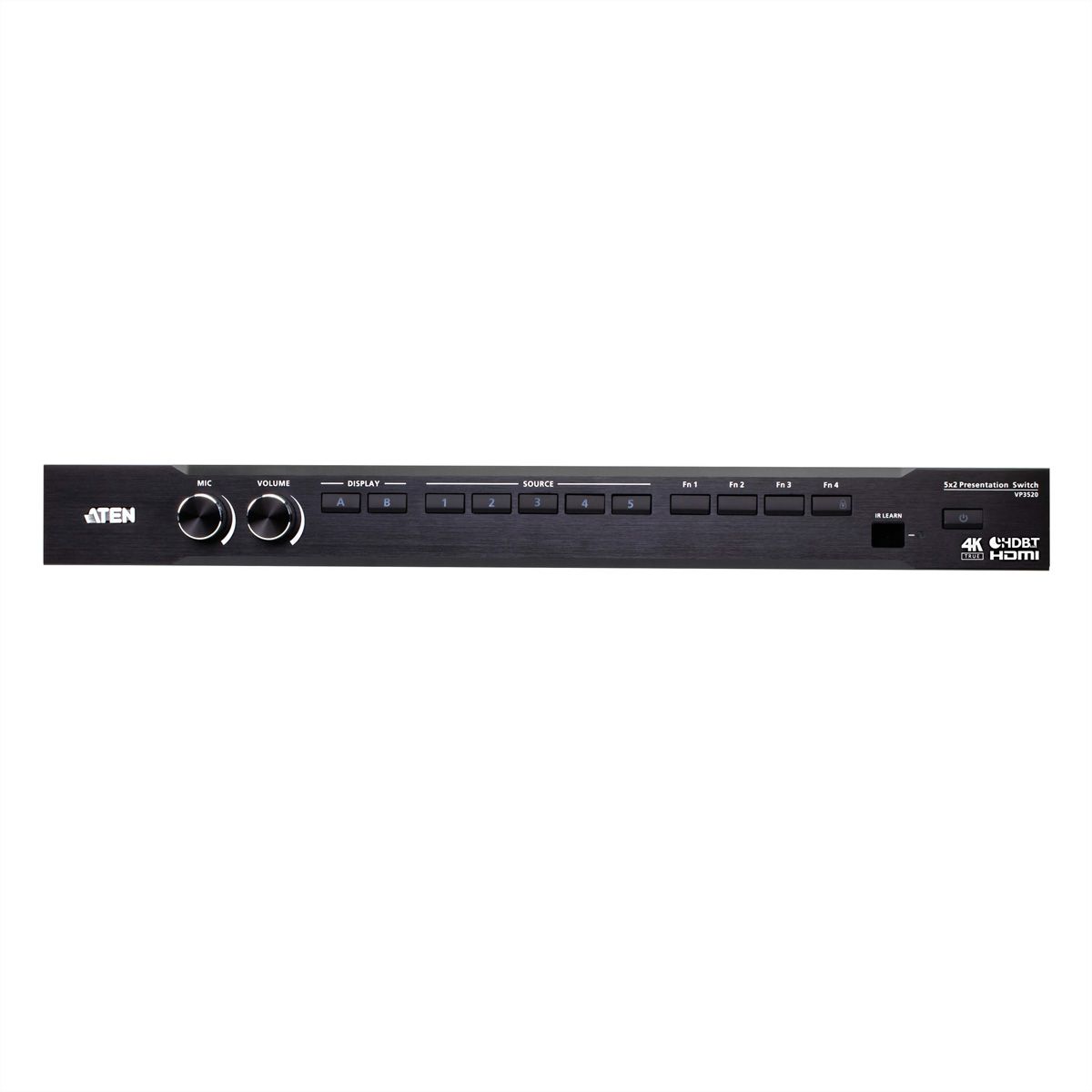 ATEN VP3520 Switch matriciel de présentation 5 x 2 True 4K Seamless avec contrôle