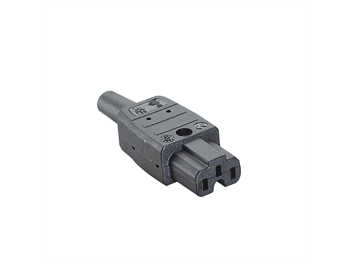 BACHMANN Heißgerätedose Typ 789 155°C, schwarz