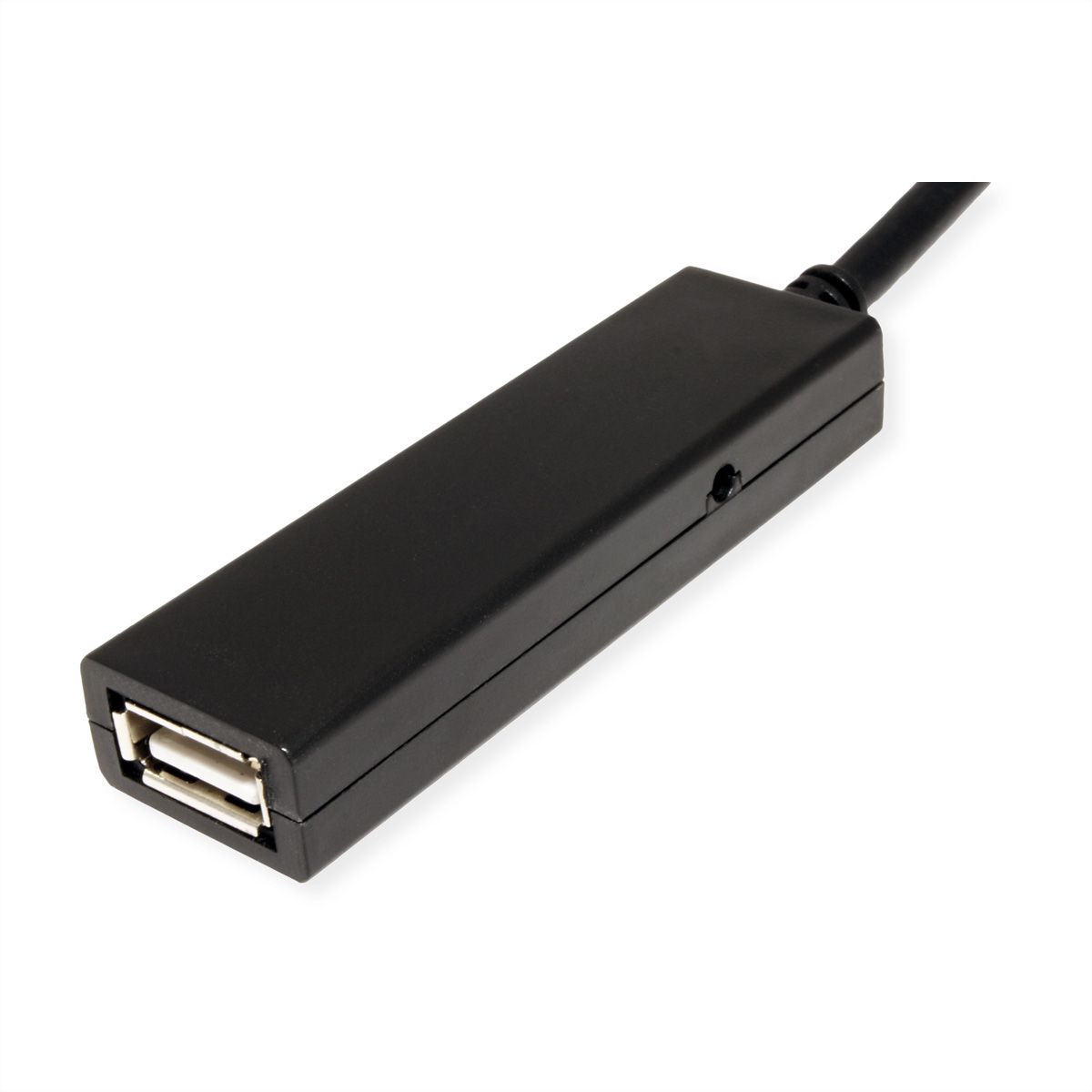 VALUE USB Prolongation active 2.0 avec Repeater, A-C, noir, 20 m
