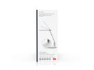 Nedis LED-Schreibtischlampe dimmbar, weiss