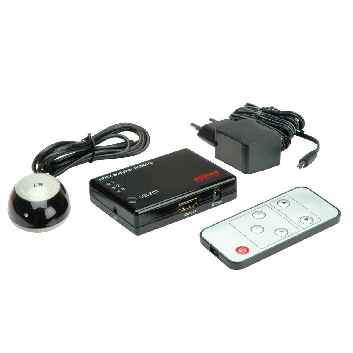 ROLINE 4K HDMI Switch, 3-fach