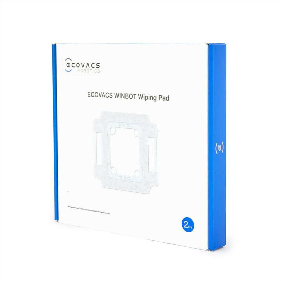 Ecovacs Reinigungstücher mit Halterung 2 Stk., zu Winbot W3 OMNI