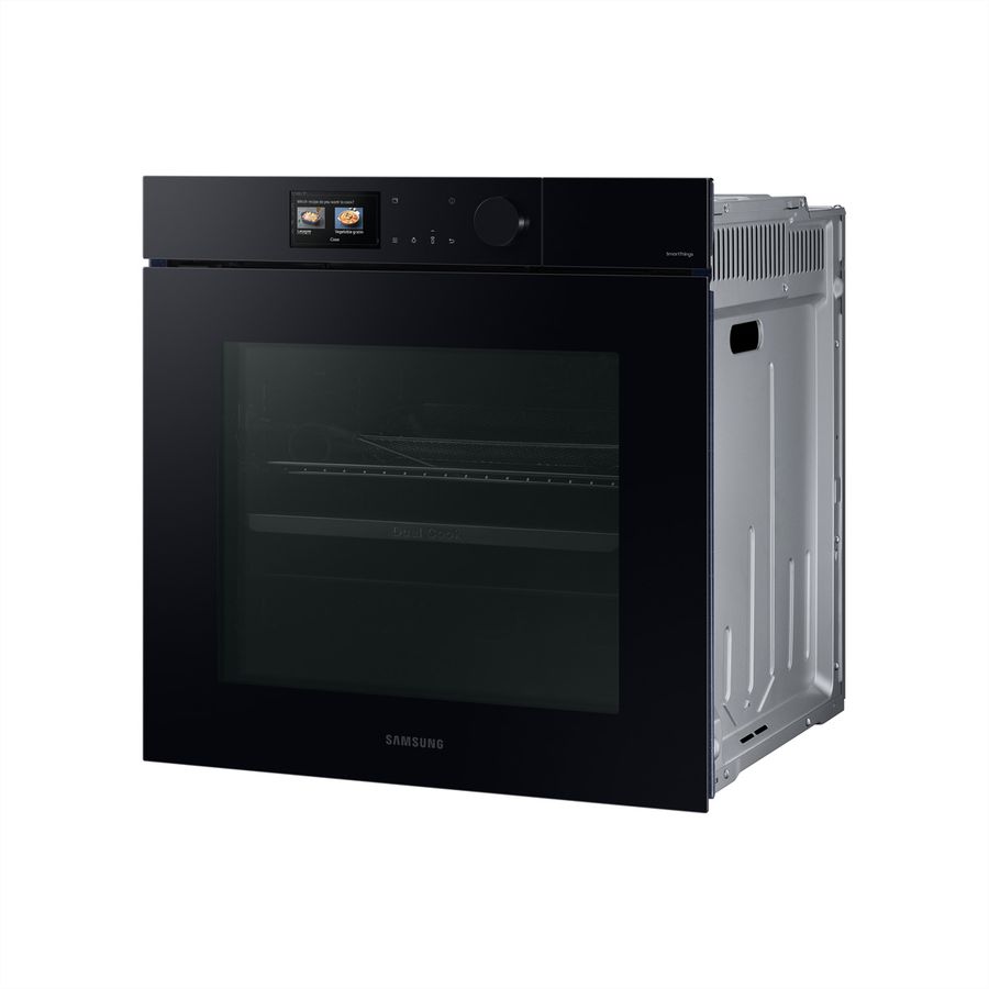 Samsung NV9950 Dual Cook Steam, 75L, Double Cuisson Vapeur 60cm, Pyrolyse, Wi-Fi, noir onyx