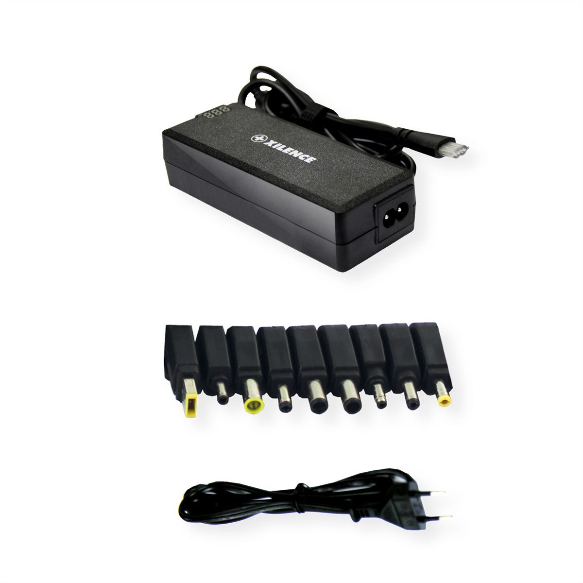 Xilence XM010 Alimentation pour ordinateur portable 90W, 9 Adapteurs