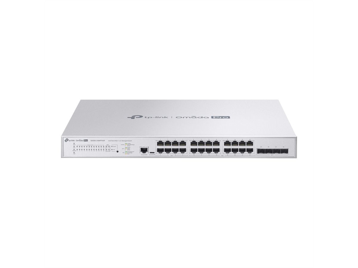 TP-Link Campus Switch S5500-24MPP4XF , 24x2.5G PoE L2+ Managed Switch