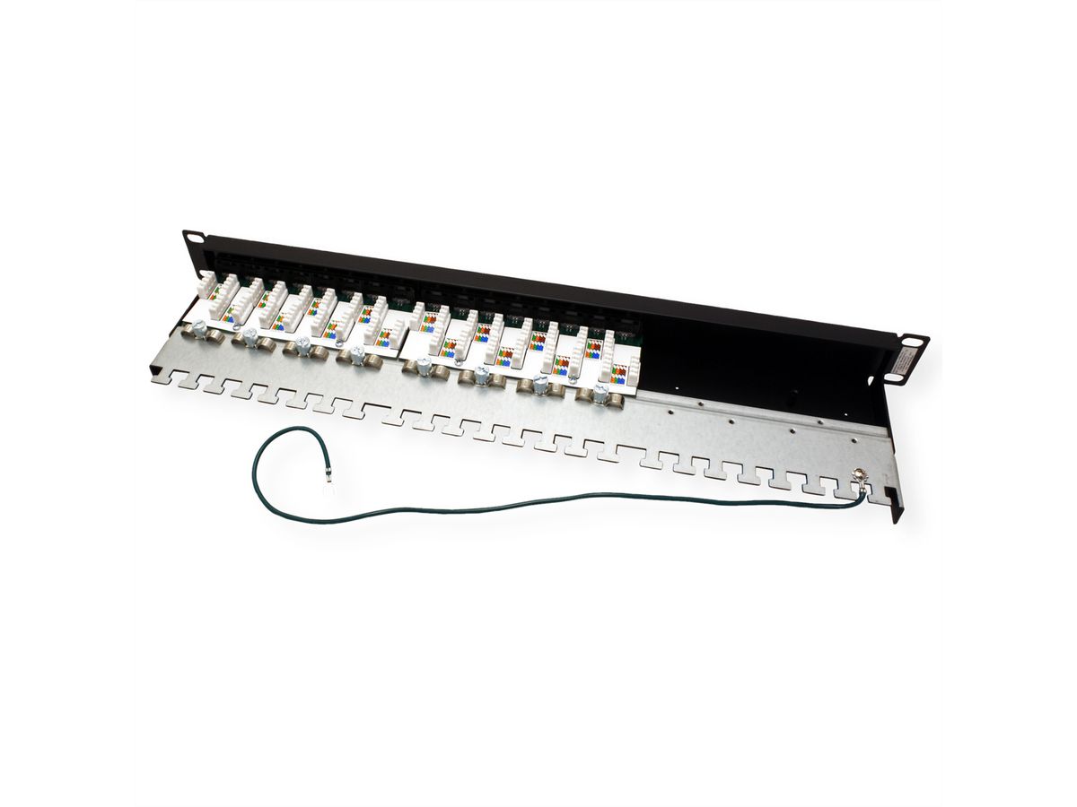 TRENDnet TC-P16C6AS Patch Panel, 16-Port Cat6a geschirmt