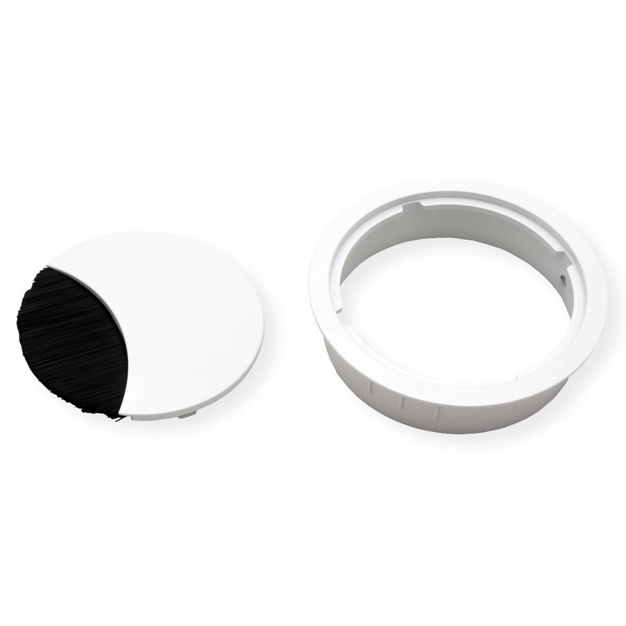 BACHMANN LOOP ROUND Passe-câbles, rond, blanc