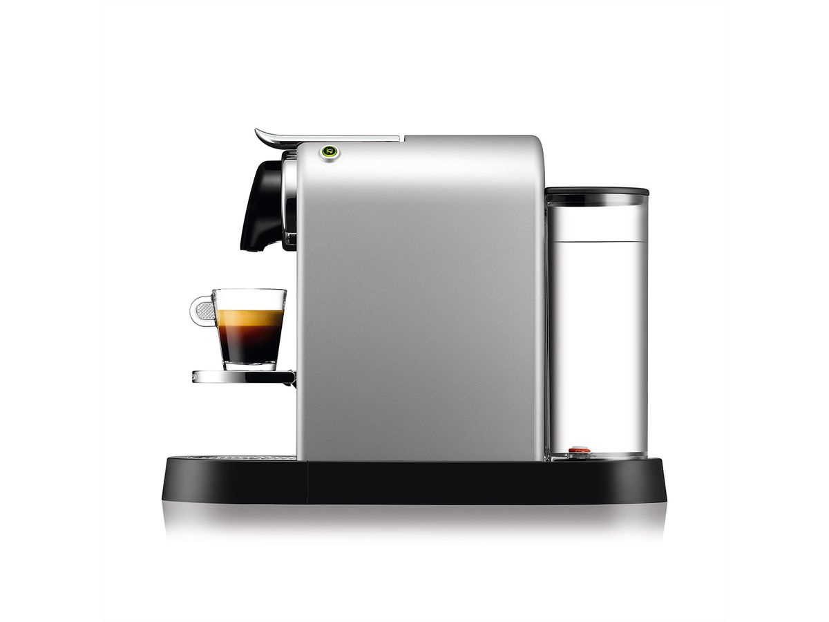 Krups Machine à café Nespresso® XN741BCH, CitiZ argent