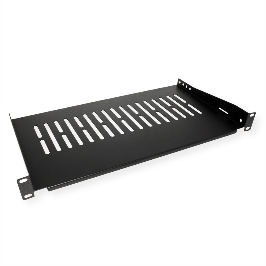 VALUE Etagère 19", 485 x 250mm, max. 10kg, noir