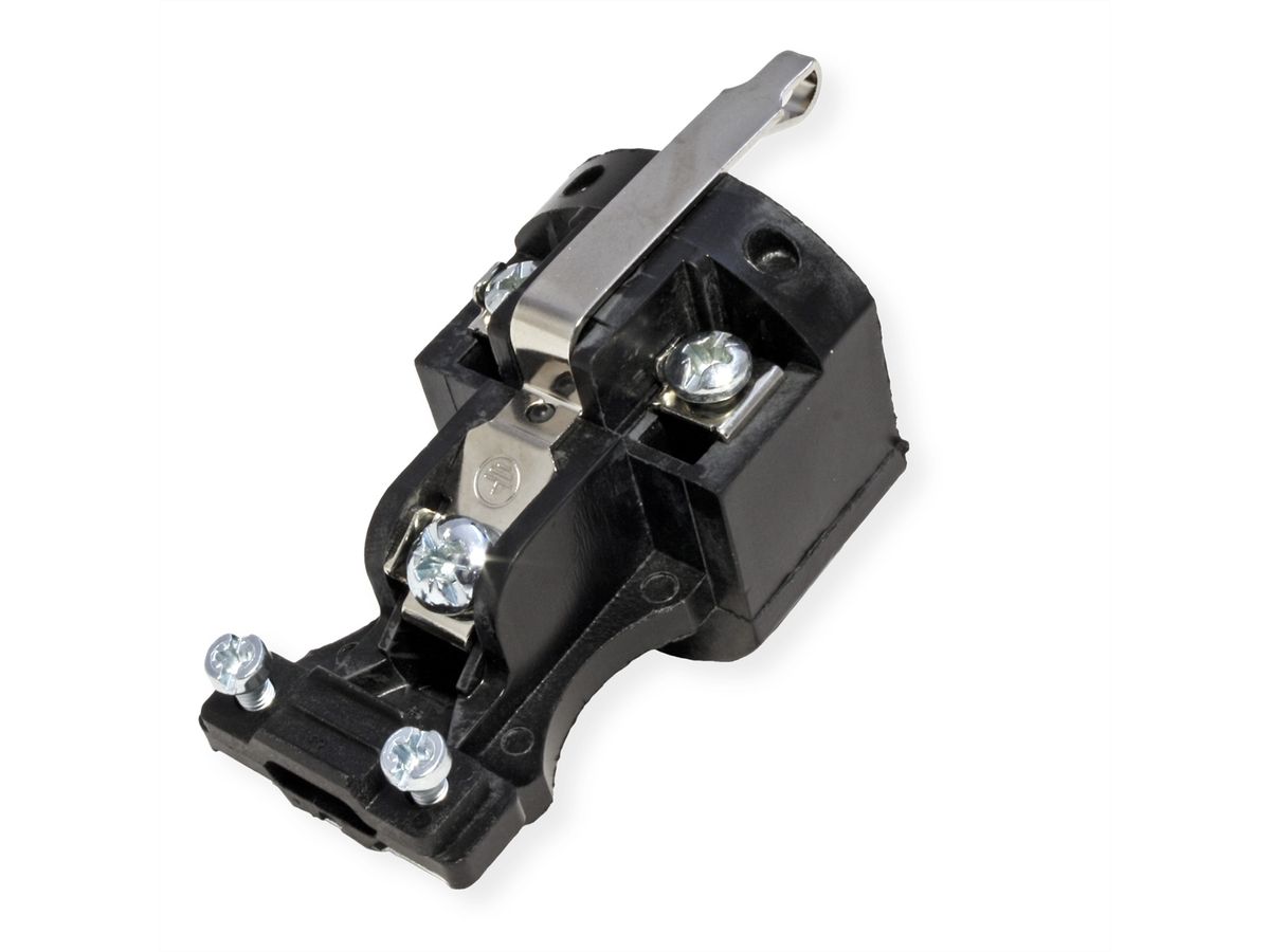 BACHMANN Vollgummikupplung schwarz, Knickschutz montierbar