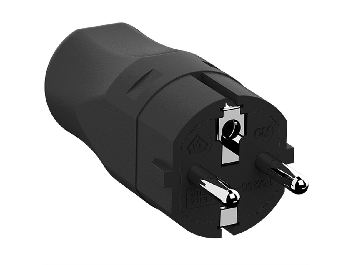 BACHMANN Connecteur à monter noir