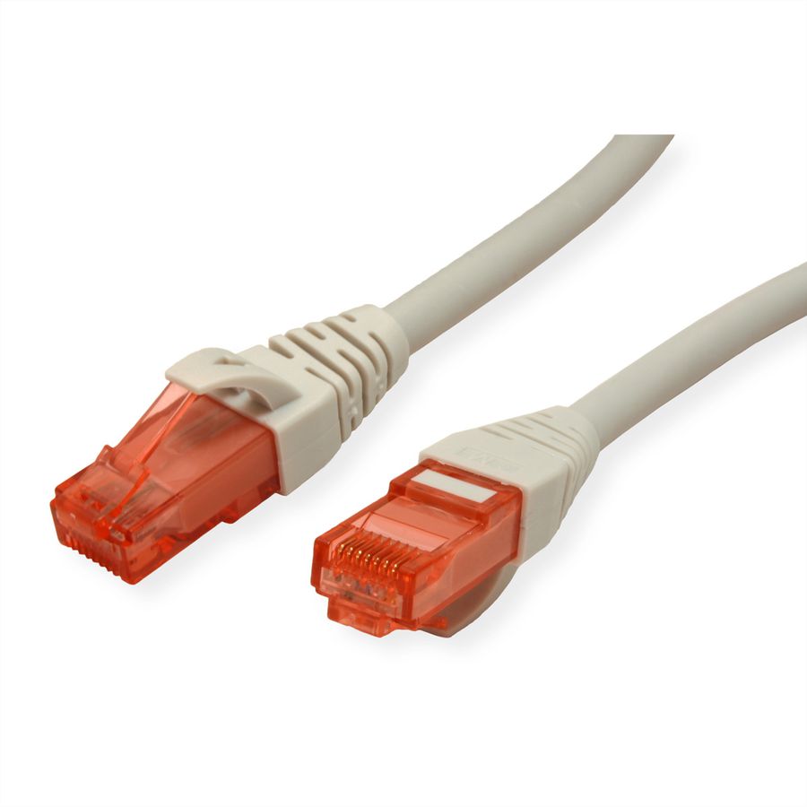Cordon ROLINE UTP Cat.6, LSOH, Component Level, gris, 0,5 m