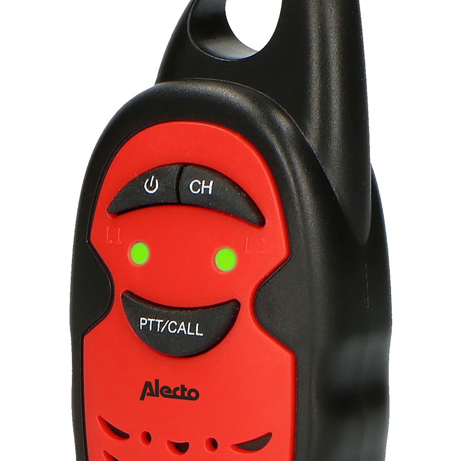 Alecto Walkie Talkie FR-05RD, Rot/Schwarz