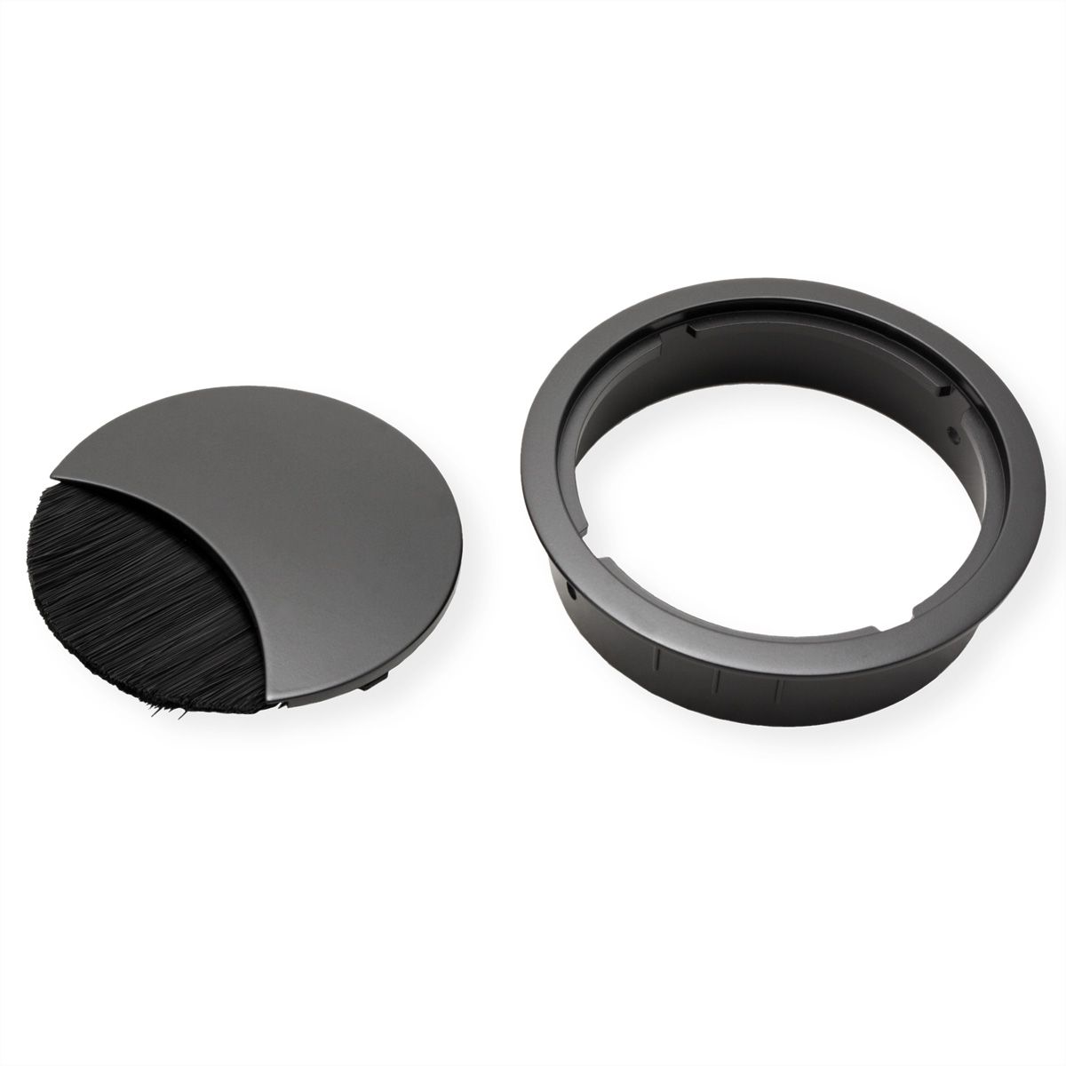 BACHMANN LOOP ROUND Passe-câbles, noir
