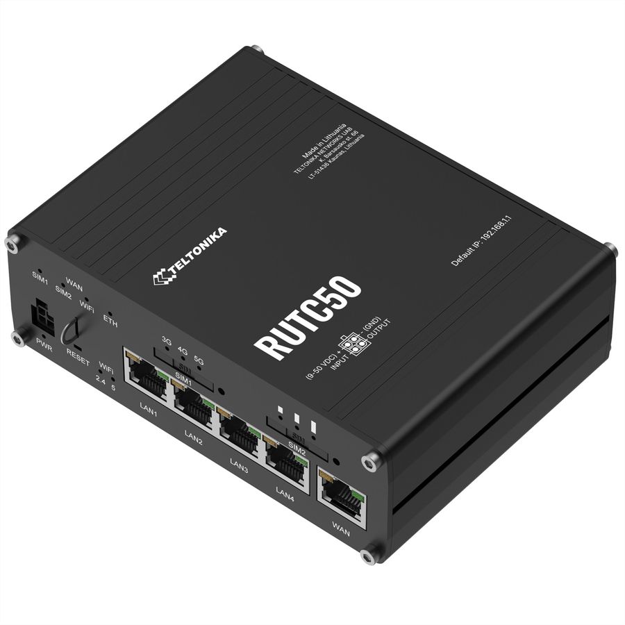 TELTONIKA RUTC50 WI-FI 6 5G Router