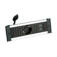 BACHMANN KAPSA S 1xCEE7/3, 1xUSB A/C 22W 0,2m GST18