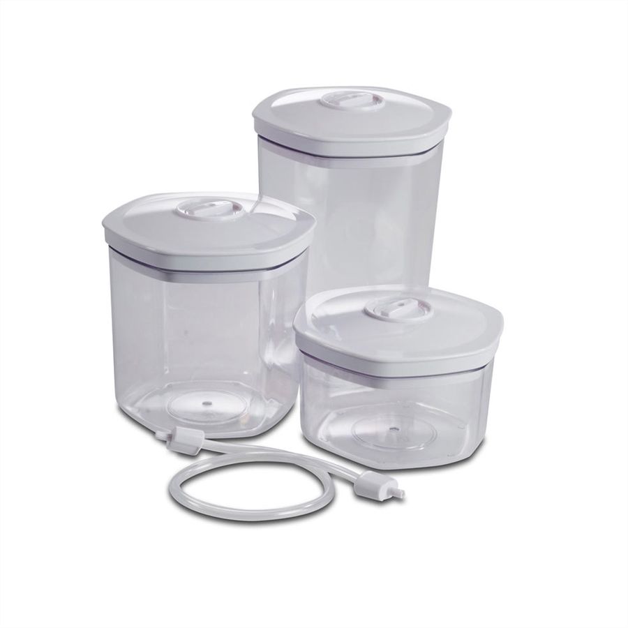 Solis Vakuumierbehälter, sechseckig, 700 / 1400 / 2000 ml