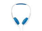 Nedis On-Ear-Kopfhörer mit Kabel, 3.5 mm /Kabellänge: 1.20 m / 82 Db/ Blau