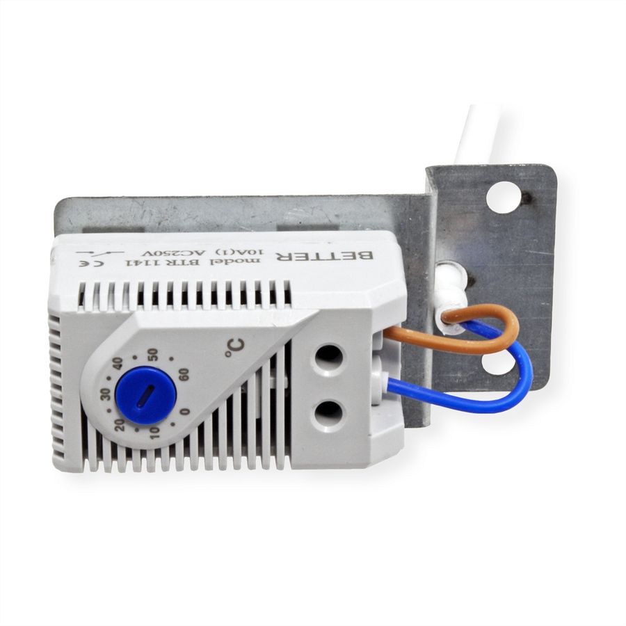 ROLINE 19-Zoll Dachlüftereinheit 4 Lüfter, Thermostat , grau