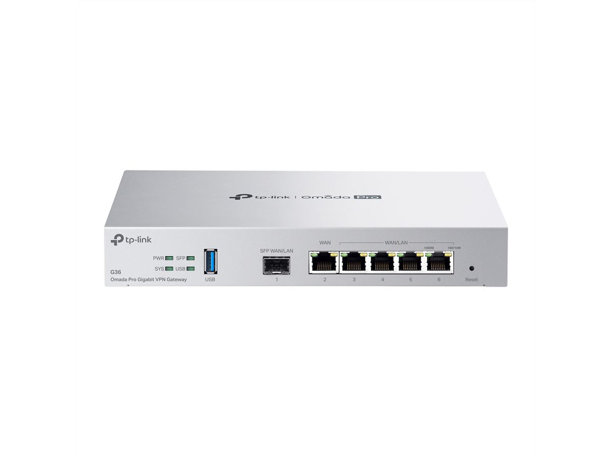 TP-Link Campus VPN Gateway G36, 5WAN SFP Gigabit Secure VPN Gateway