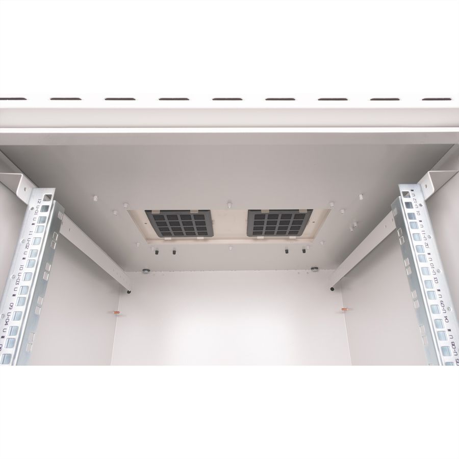 ROLINE 19-Zoll Wandgehäuse Pro 12 HE, 600x600 BxT IP55 outdoor grau