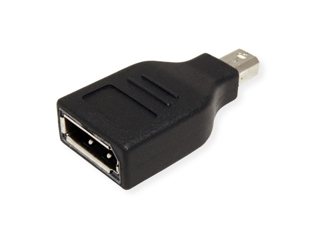 VALUE DisplayPort Adapter, Mini DP ST - DP BU