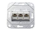 METZ CONNECT C6Amodul 3 ports 180°M AP blanc pur