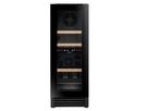 Avintage Weinkühlschrank AVU27TDZB1, Einbau, 2 Zonen, 25 Flaschen, schwarz