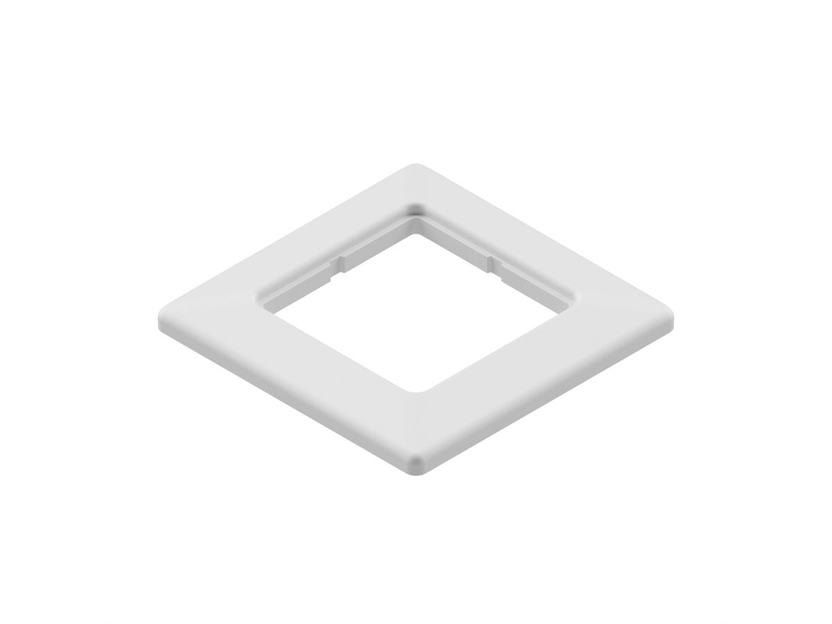 EasyLan Abdeckrahmen einfach, Weiß RAL 9010