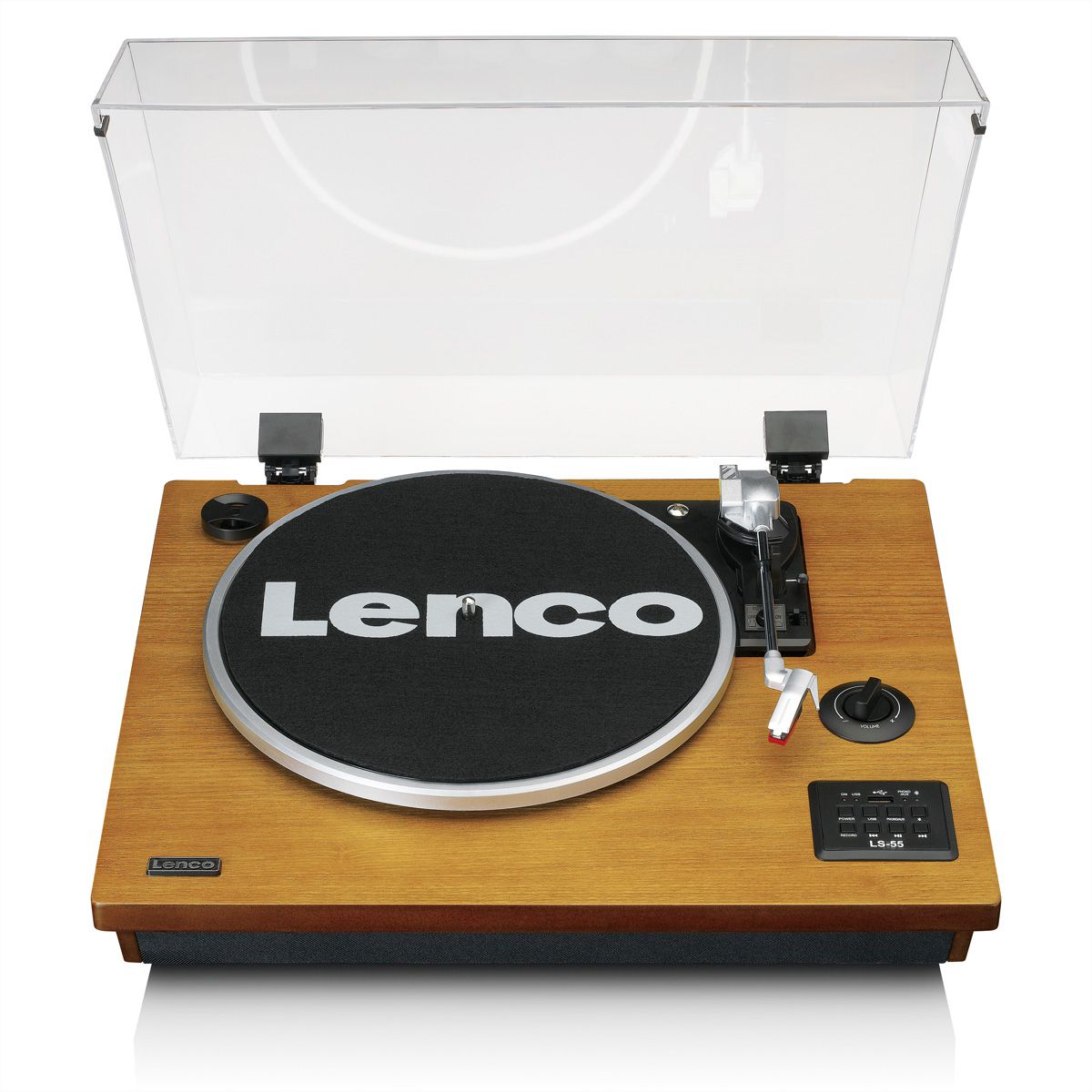 Lenco Plattenspieler LS-55, Walnuss