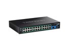 TRENDnet TI-RP262 Switch PoE+ Gigabit industriel, 26 ports montable sur rack
