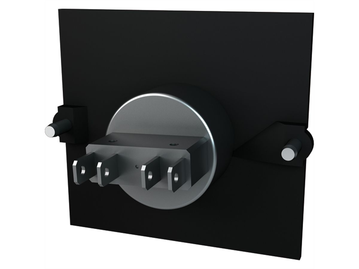 BACHMANN Rahmen 1xTaster Edelstahl