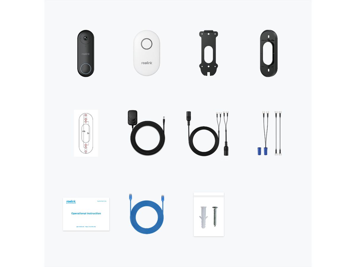 Reolink D340W Sonnette, 5 MP, 134°, WiFi