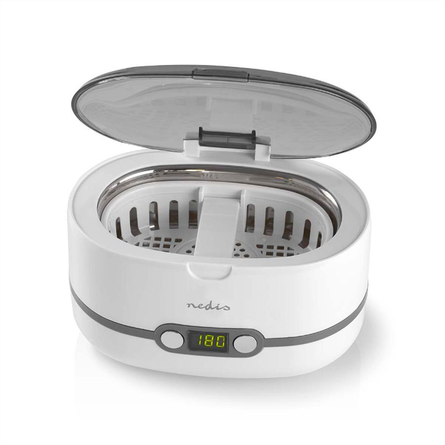Nedis Nettoyeur à ultrasons pour bijoux, 230V, 50Hz, weiss