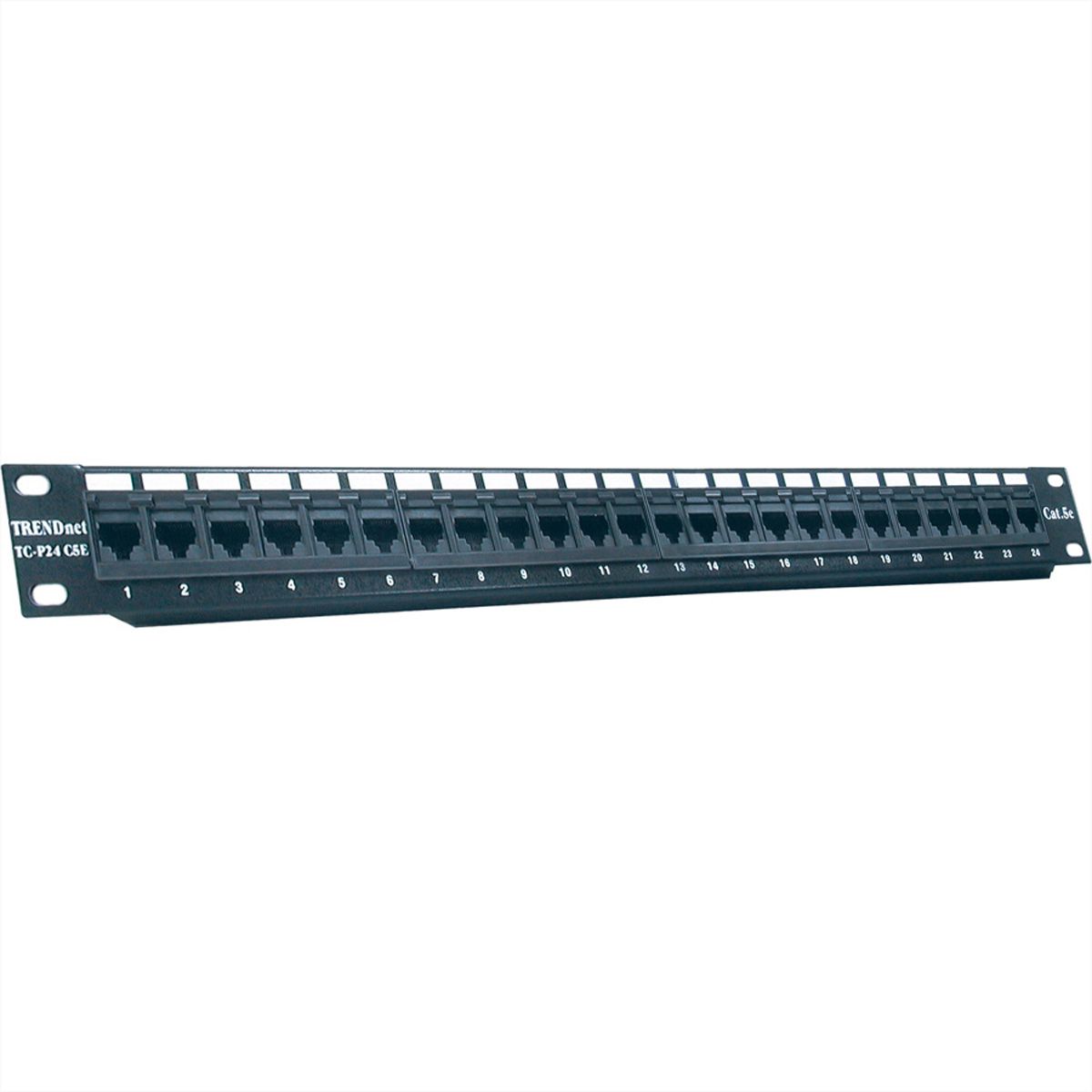 TRENDnet TC-P24C5E Patch Panel, 24-port Cat5/5e Unshielded