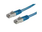 ROLINE Patchkabel Kat.5e (Class D) S/FTP, blau, 0,5 m