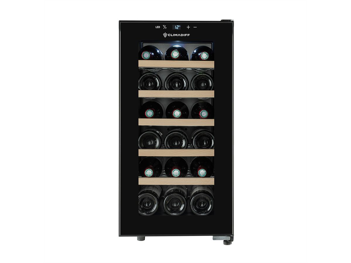 Climadiff Armoire à vin CUVEE18, Autonome, 1 zone, 18 bouteilles