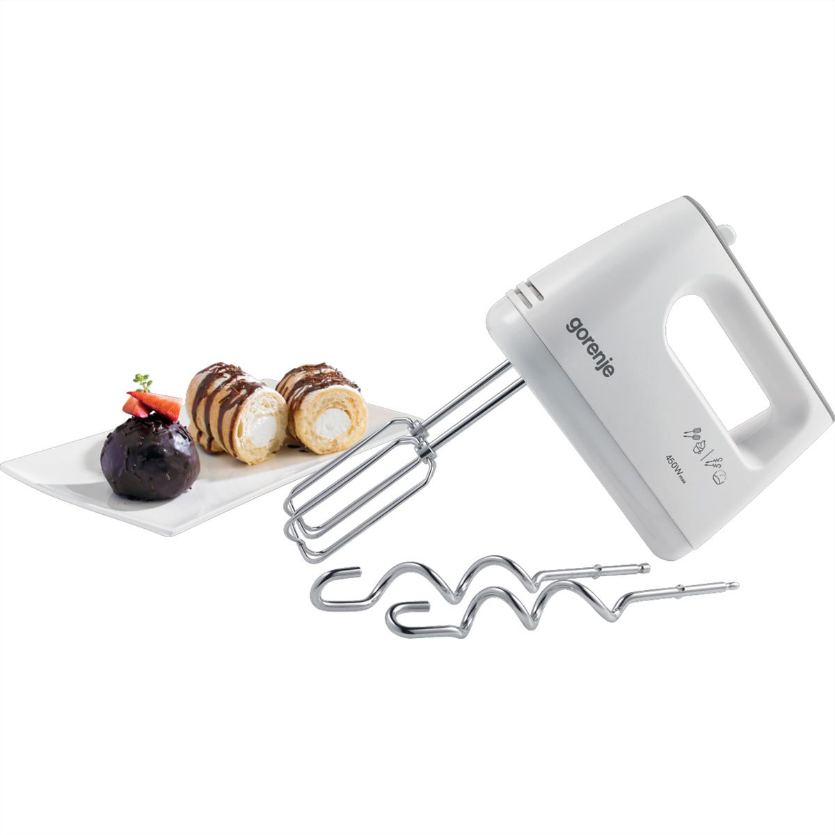 Gorenje Handmixer M420CW, 450W, weiss