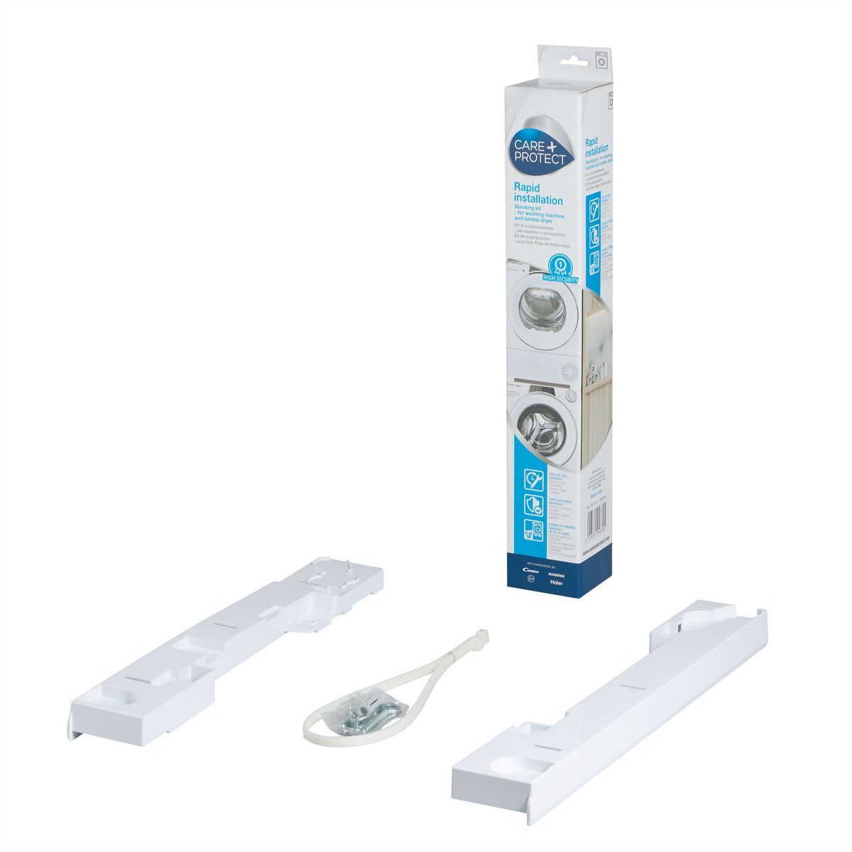 Care+ Protect Kit d'empilage pour Standard, Lave-linge et sèche-linge (47 - 62cm de profondeur)