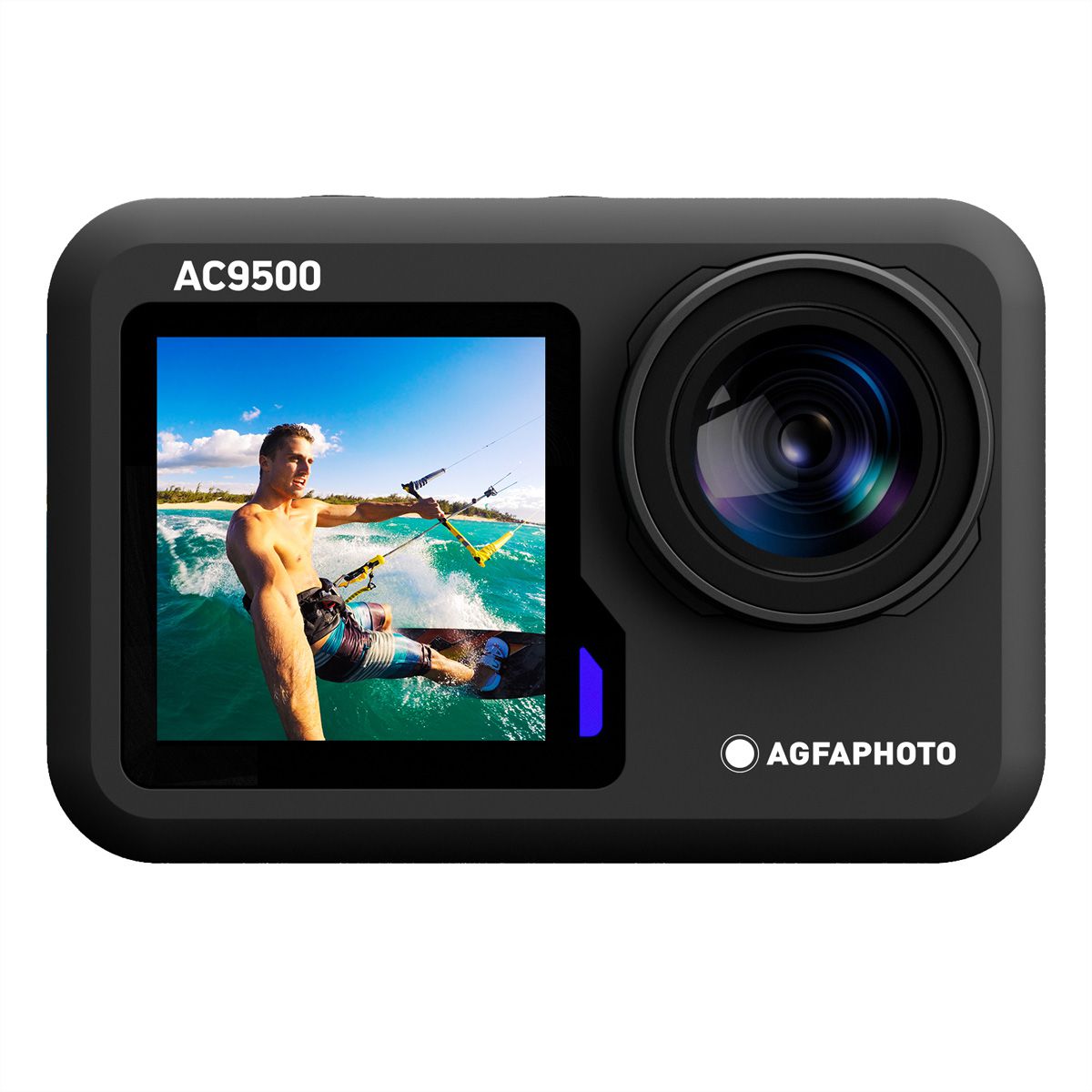 Agfa Actioncam Realimove AC9500, schwarz, wasserdicht bis 18m, 4K