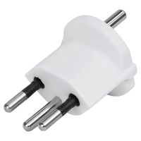 Fix -Adapter D Schutzkontakt / CH 3-polig (T12), Retail Verpackung