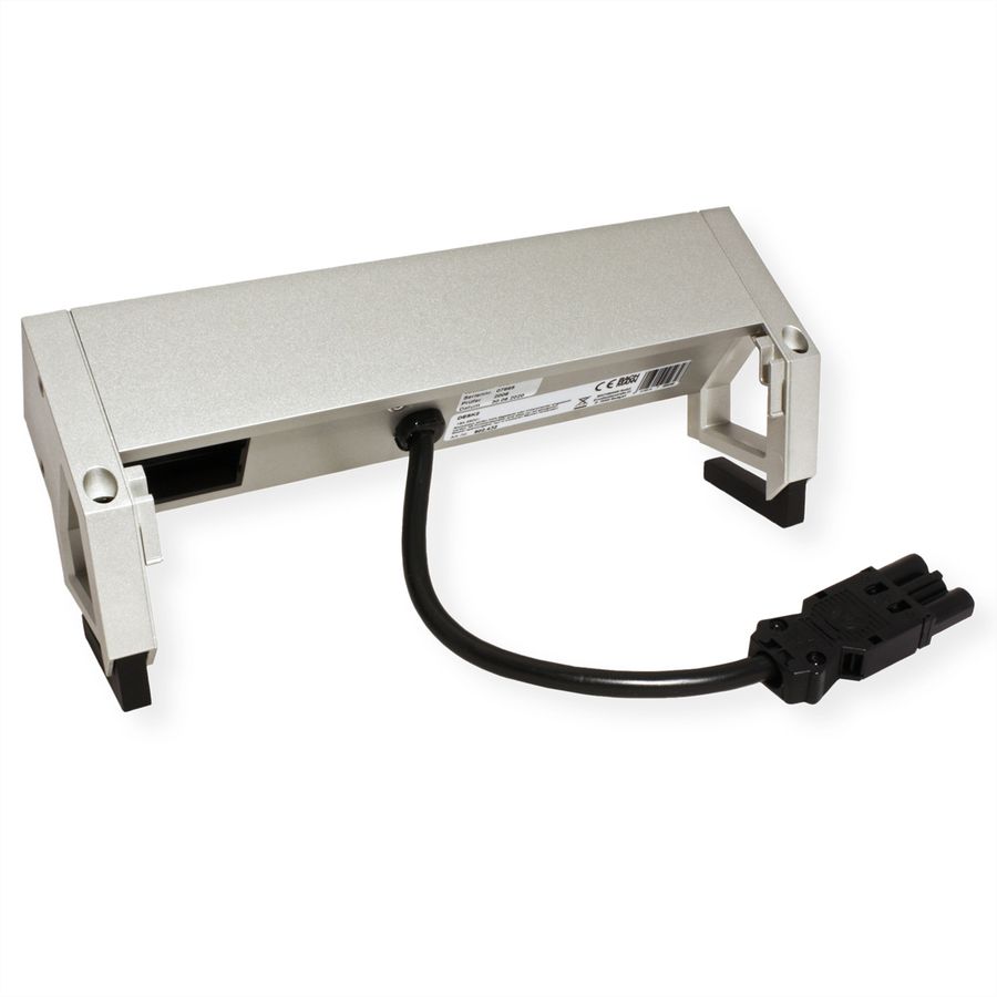 BACHMANN DESK2 2xUTE 35° 1xUSB Charger 1xCM Strom 0,2m GST18 Inox