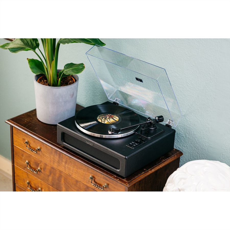 Platine vinyle Lenco LS-430, Marron
