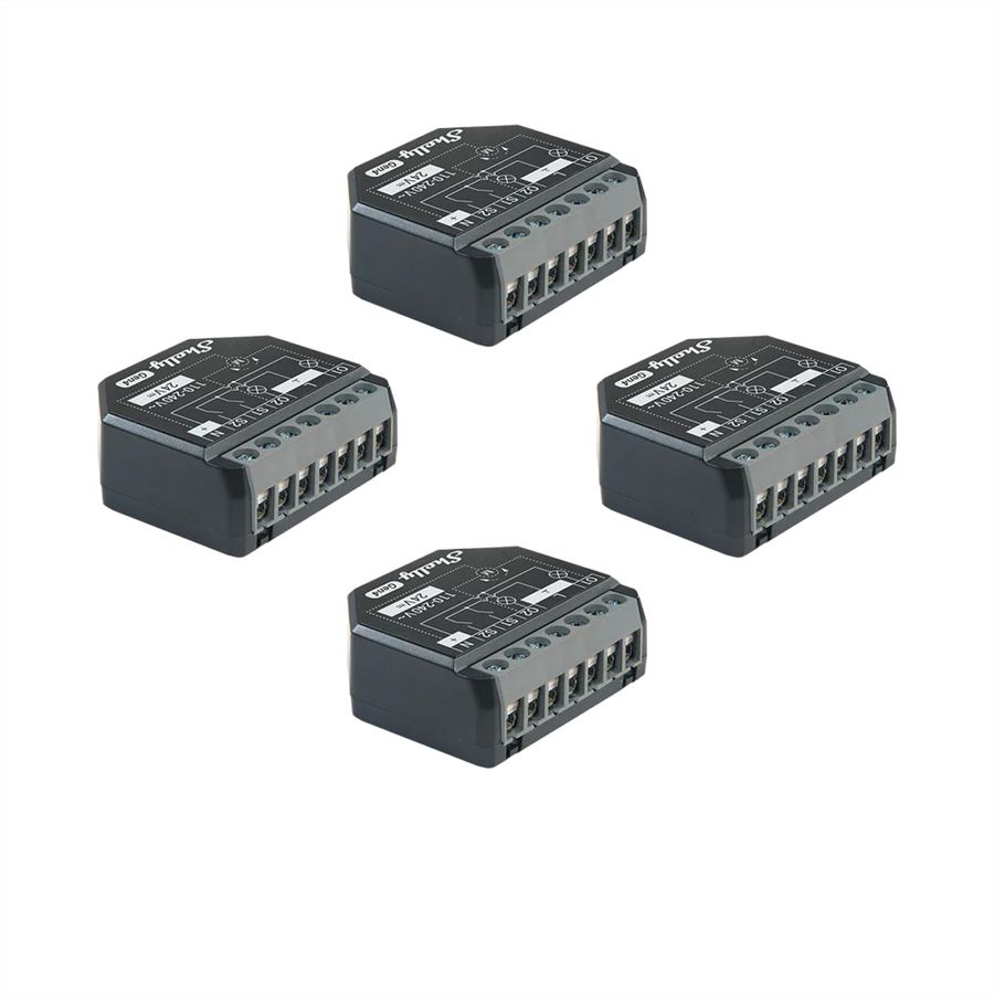 Shelly Schaltaktor 2PM Gen4, (Quadro Pack)