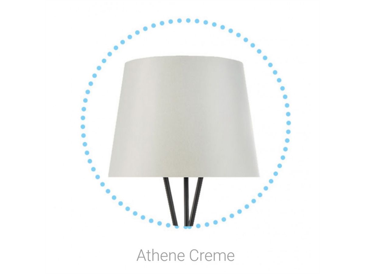 Ozonos Lampenschirm "HAILEY" Athene Creme