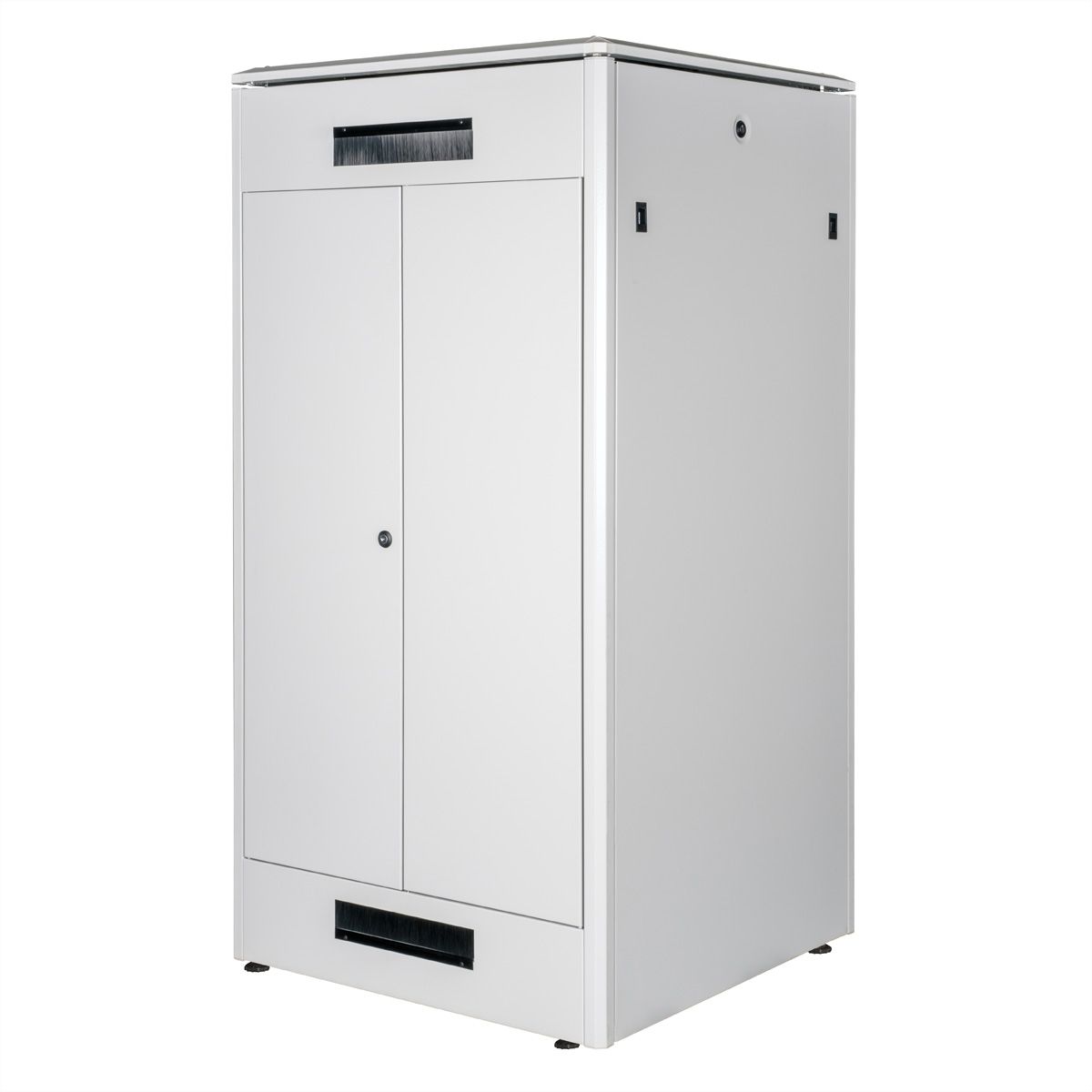 ROLINE 19-Zoll Netzwerkschrank Pro 32 HE, 800x800 BxT Glastür grau