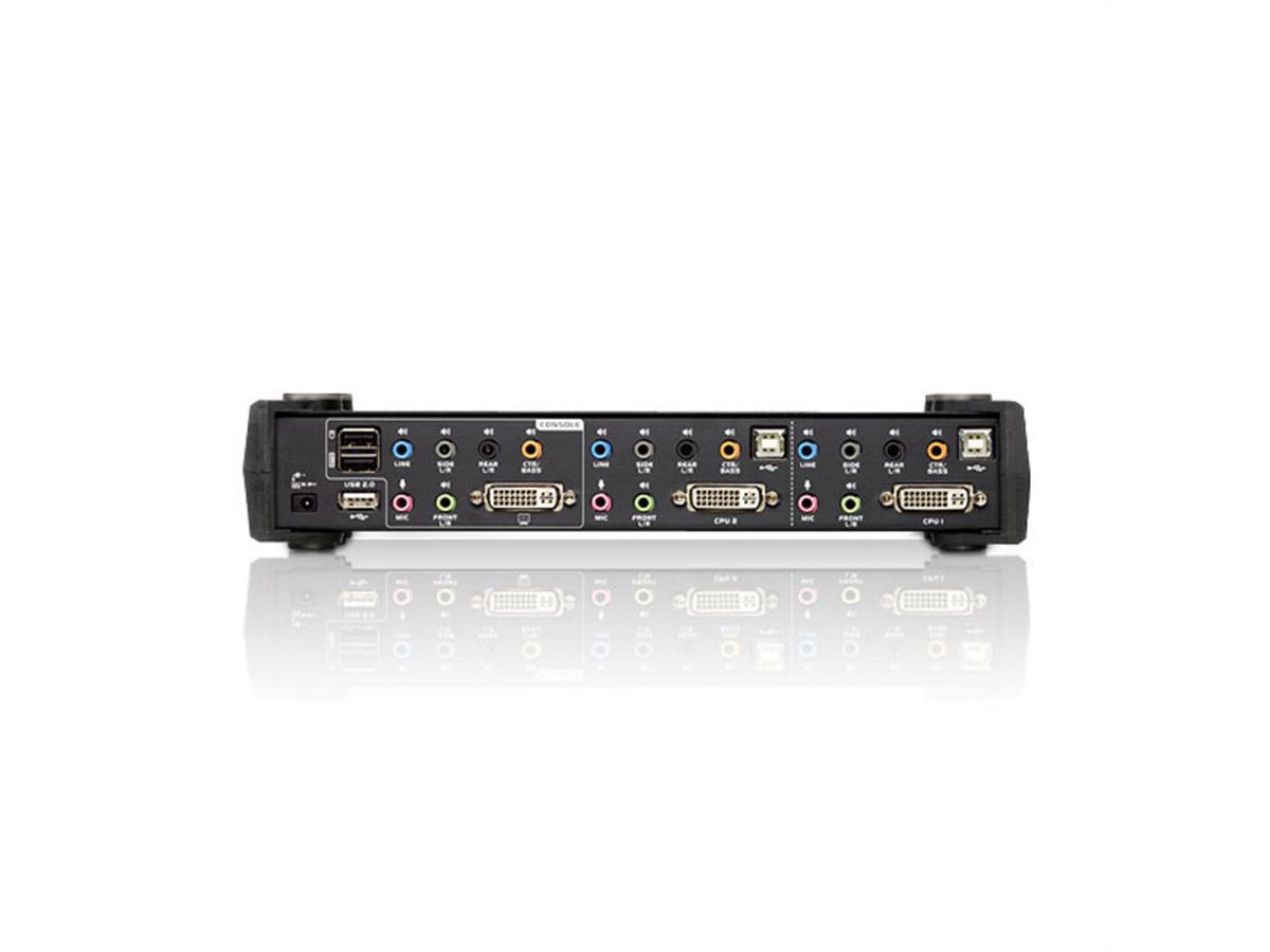 ATEN CS1782A KVM Switch Dual-Link DVI, USB, Audio, 2 Ports