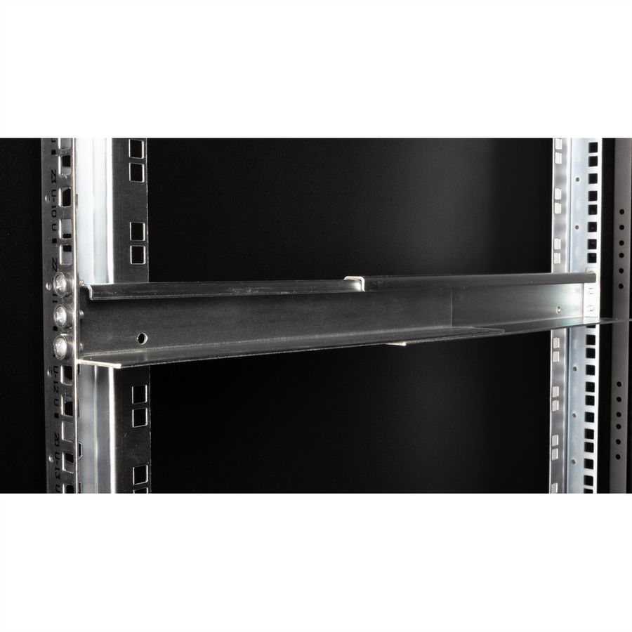 ROLINE Gleitschienen Set tiefenvariabel, 350 bis 600mm inkl Befestigungsmaterial