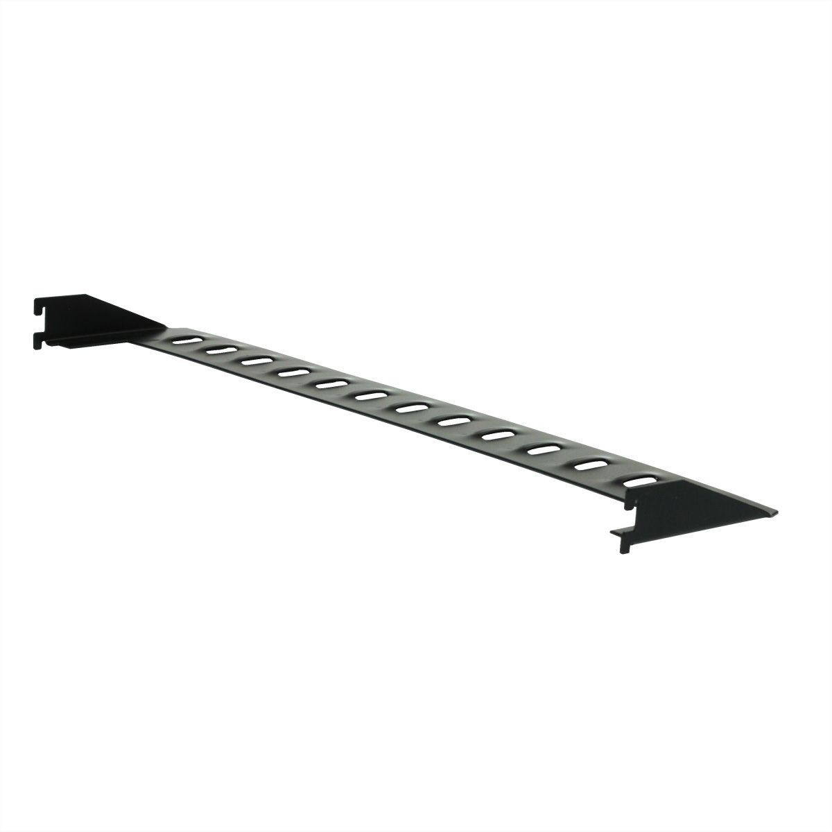 GUDE 0872 Kabelhalterung für 19-Zoll-Geräte, schwarz